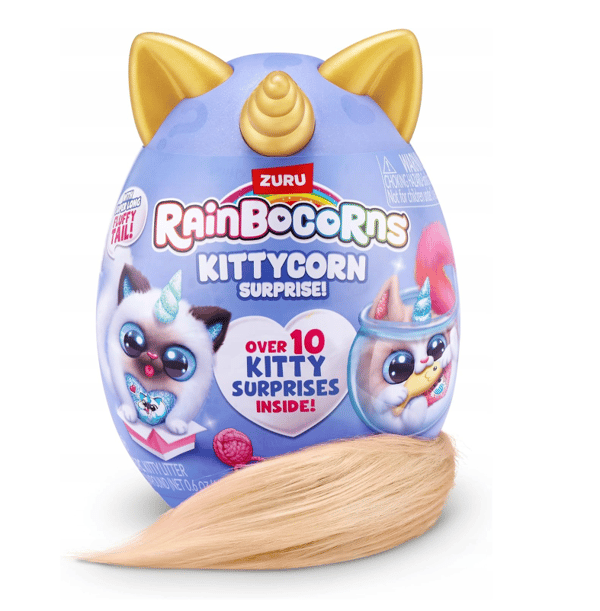 ZURU 92104 Rainbocorns Kittycorn Överraskning BRUN