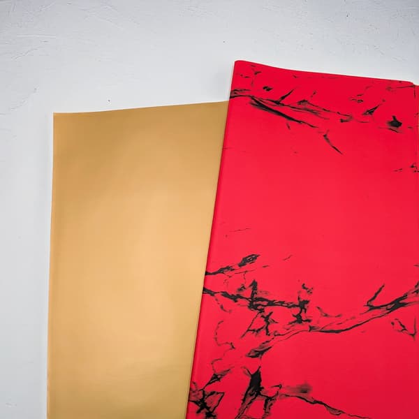 Kukkafolio - Stone&Shine - Punainen - Arkit 56x56 cm - 20 kpl