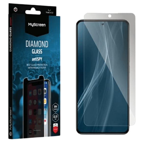 MS AntiSPY Diamond Glass iPhone 15 Plus6,7 Hærdet Glas