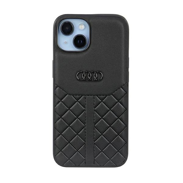 Audi Äkta Läder - iPhone 14 Skal (Svart)