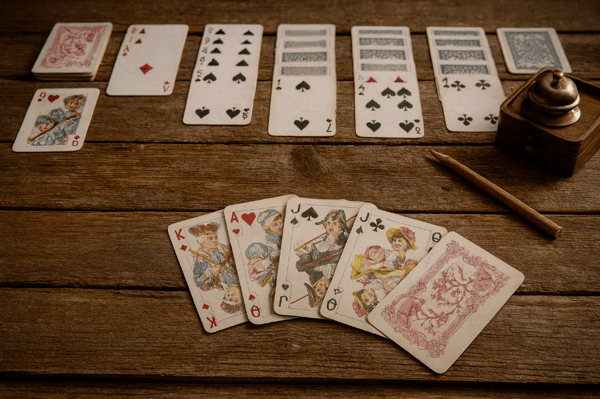 PIATNIK MINI SOLITAIRE -KORTIT