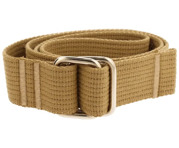 Bomullsbyxbälte 40mm BEIGE 90 cm