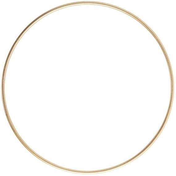 Metallcirkel 50 cm, guld, 1 st.