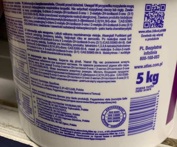 Cerplast hvid pudsgrundstrøk 5 kg