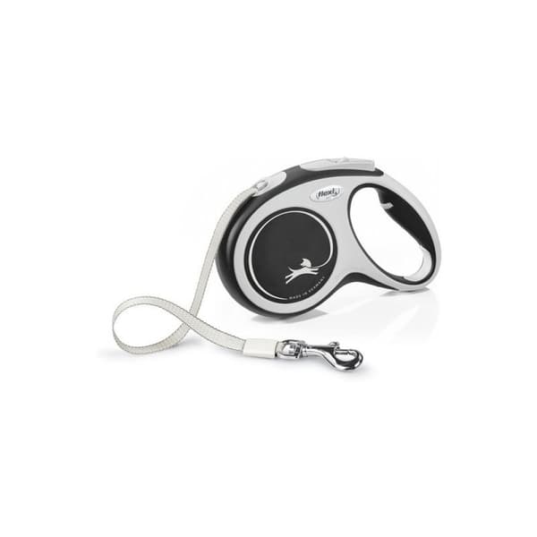 Flexi New Comfort automatisk hundesnor L 8 m sort