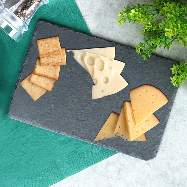 Rektangulær skiferbakke til servering 30x20 cm