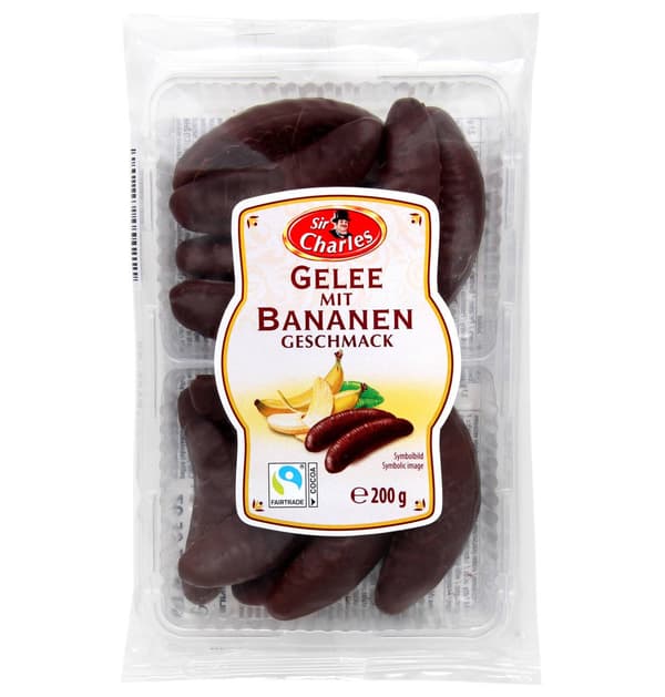 SirCharles Chokoladegelé med banansmag 200 g