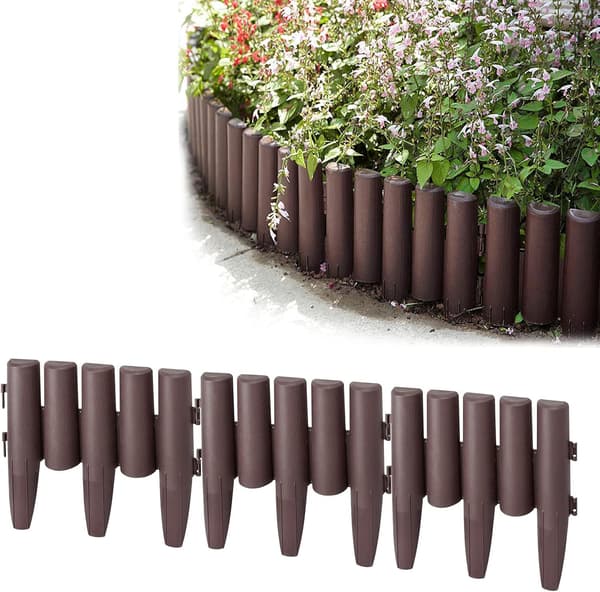 RIBERA trädgårdsmatta palissad brun 280 cm