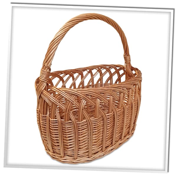 Vickerkorg shopping picknick svamp spets eko