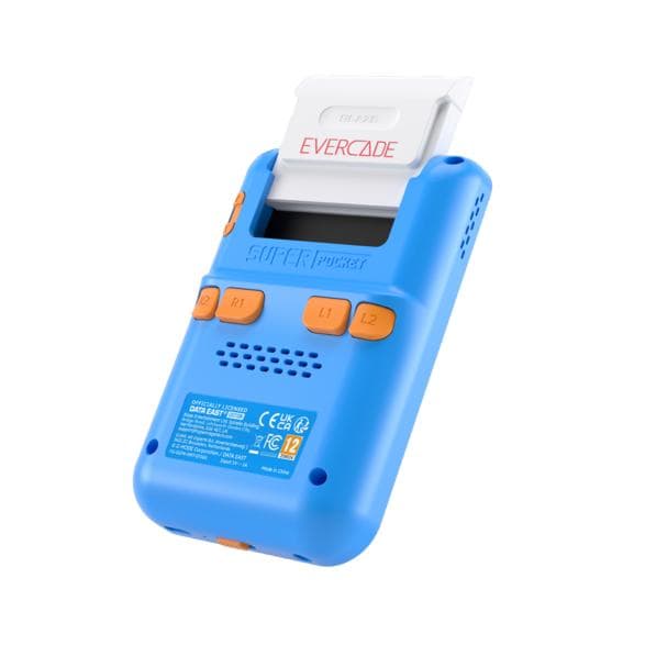 Bærbar konsol EVERCADE HyperMegaTech! Super Pocket Data East Edition Orange-blå