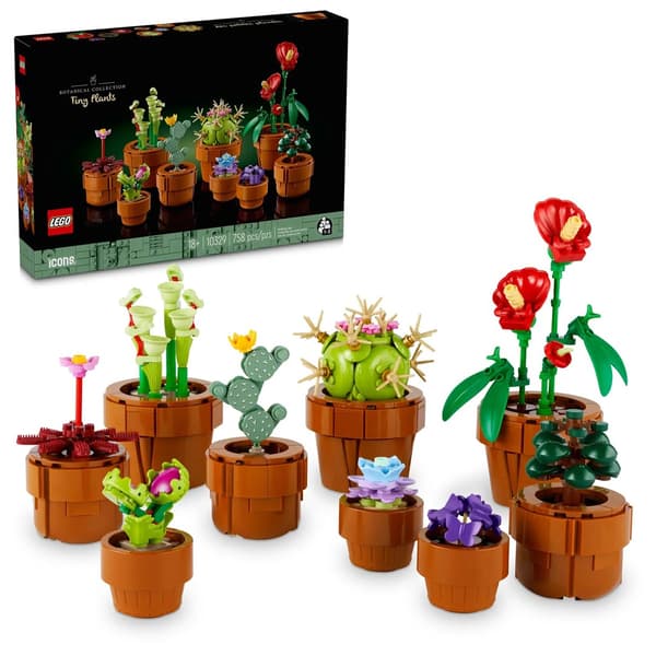LEGO Icons 10329 Små växter, 758 bitar