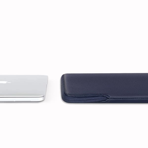 Tech-Protect Fleece Laptoptaske 15-16 - Marineblå