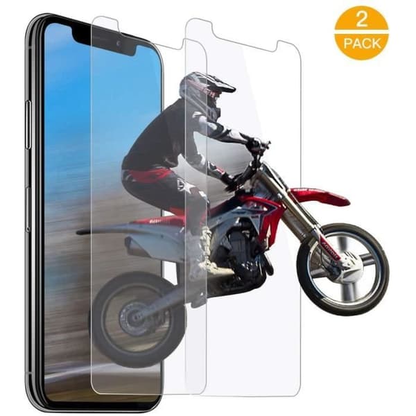 2x Hærdet glas til Apple iPhone 11 Pro Max/Xs Max. Stærk beskyttelse.