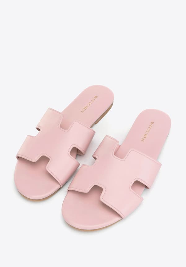 Wittchen Dame Pink Flip-Flops med Eco-læder