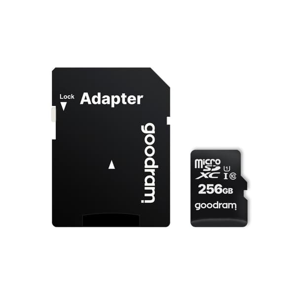GOODRAM microSDXC 256 GB klass 10 UHS-I minneskort