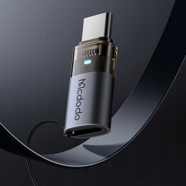MCDODO USB-C-ADAPTER USB TYP C FÖR LIGHTNING IPHONE 17 PRO LED
