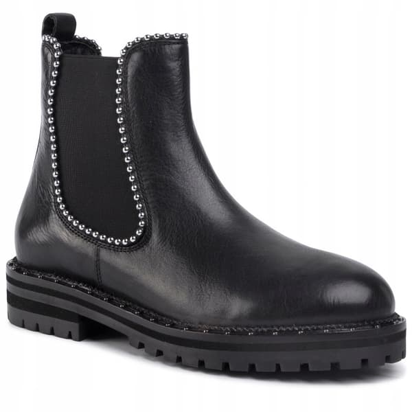 EVA MINGE DAME SLIP-ON ANKELSTØVLER SORT 37 3_8
