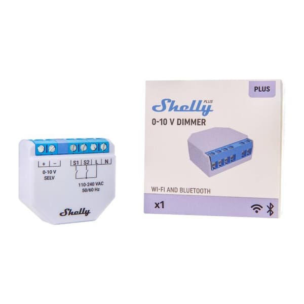 Shelly Plus 0-10V WiFi/Bluetooth-himmennin