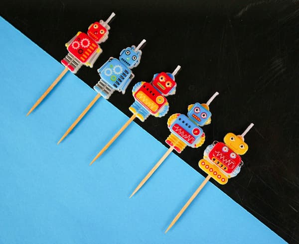 Robotplukkerlys 5 stk.