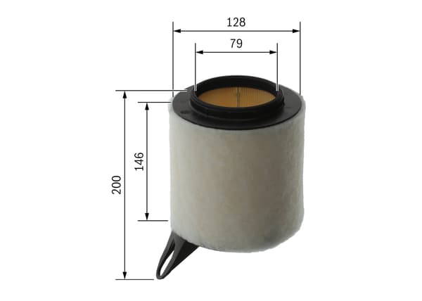 ILMANSUODATIN F026400018 BOSCH