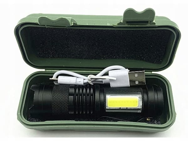 Mini Taktisk Ficklampa + Ask