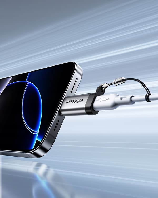 INNOSTYLE ADAPTER USB-C USB TYP C TILL LIGHTNING IPHONE 15 16 17