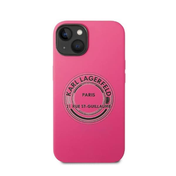 Karl Lagerfeld Silikone RSG - iPhone 14 Plus Etui (Pink)
