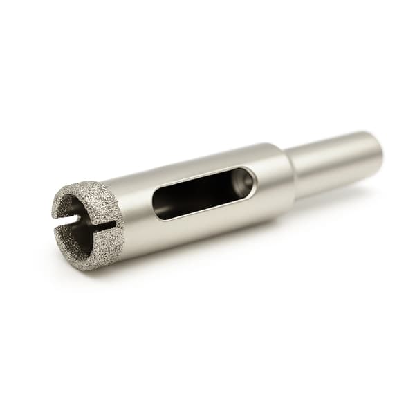 Diamantborekrone til keramiske fliser og glasfliser til vådboring 14mm titanium