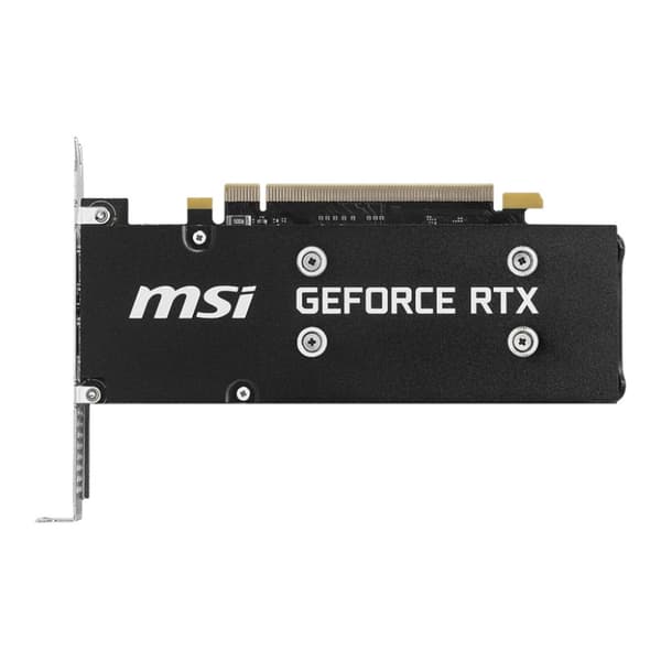 MSI GeForce RTX 3050 LP E 6G OC Grafikkort, 6 GB, Sort