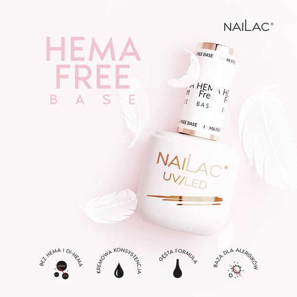 HEMA-vapaa NaiLac Hybrid Base 7ml