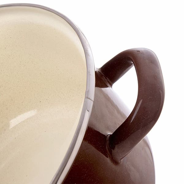 BRUN emaljkruka 22 cm, 4 l