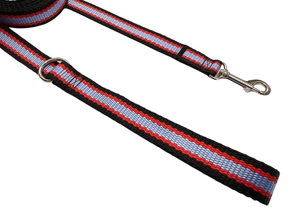 Klassisk hundesnor til gåture, solid, komfortabel, sort, rød, blå, M - 150cm