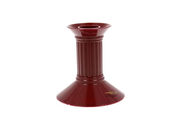 Plastljusstake 10cm 1 st vinröd