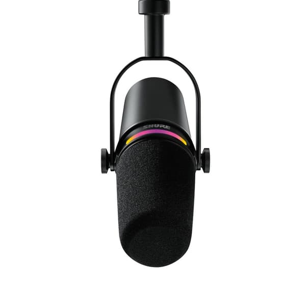 Shure MV7-K - XLR/USB-C Sort Voice-Over Mikrofon