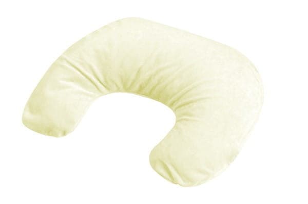 Fløjlspude til croissant 140 miniRELAX Ecru