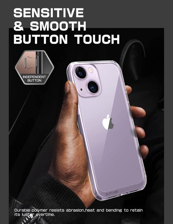 ETUI TIL APPLE IPHONE 14 PLUS SILICIUM TRANSPARENT FORSTÆRKET A2886 A2632