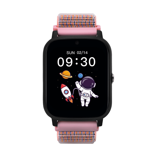 Garett Kids Tech 4G -älykello pinkki tarranauhalla