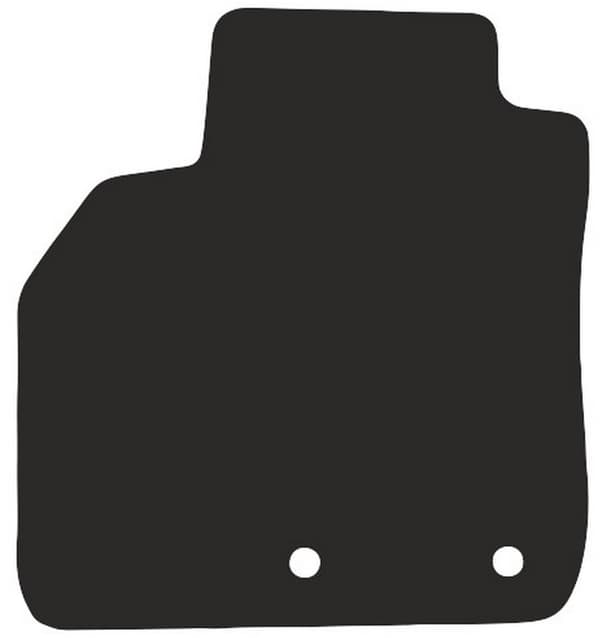 Polyamid førermåtte med gummibagside til Renault Scenic III minivan 2009-2016