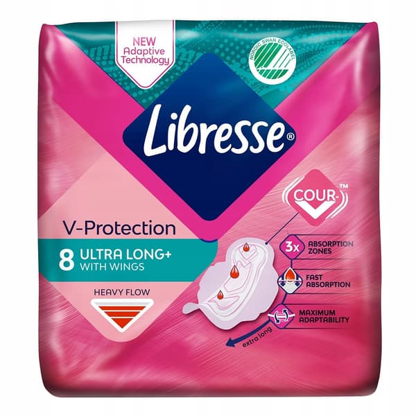 LIBRESSE Ultra Wing Super bind 8 stk.