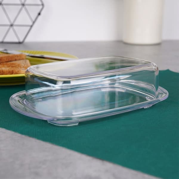 gennemsigtig plastik smørretter