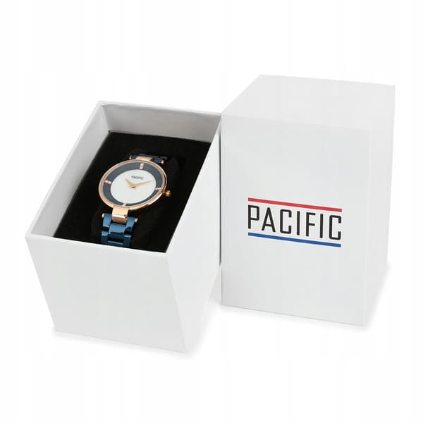 Dameur med sort armbånd, elegant klassisk Pacific Box Z65