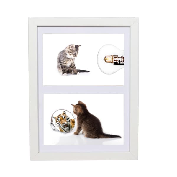 Fotoram 15/15 BASIC M043 Vit 17x23 cm