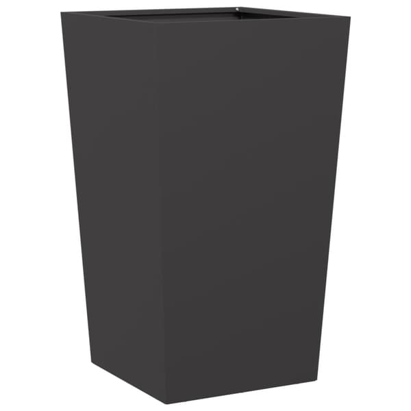 vidaXL haveplantekasse, sort, 45x45x75 cm, stål