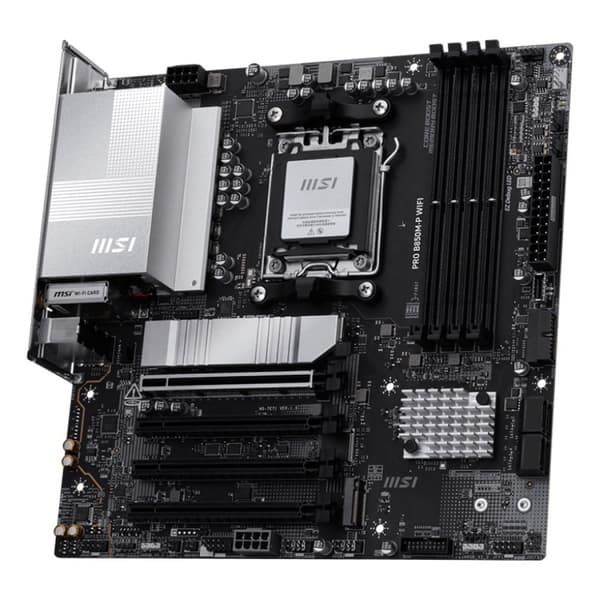 MSI PRO B850M-P WIFI emolevy, Micro ATX, musta, Wi-Fi 7