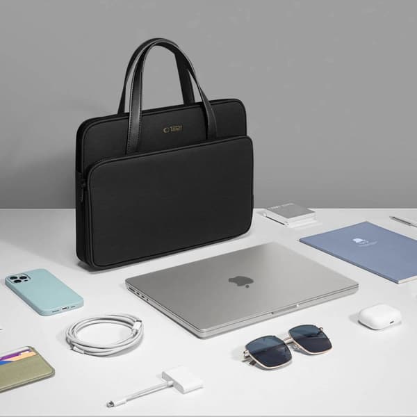 TECH-PROTECT BÄRVÄSKA FÖR LAPTOP 13-14 SVART