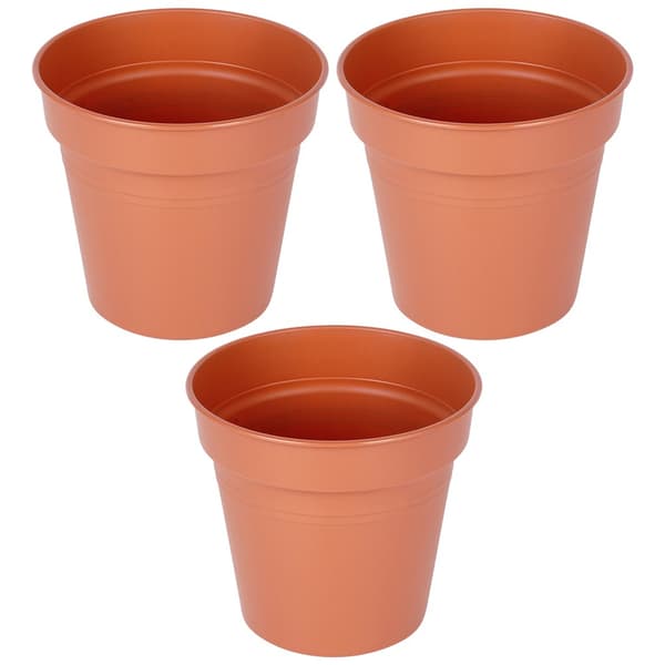 Havepotte plastik rund 13 cm 3 stk.