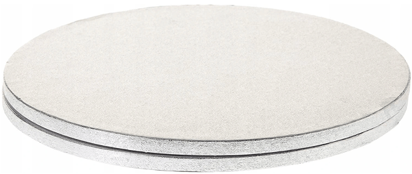 Rund tårtbotten TJOCK Silver 30cm