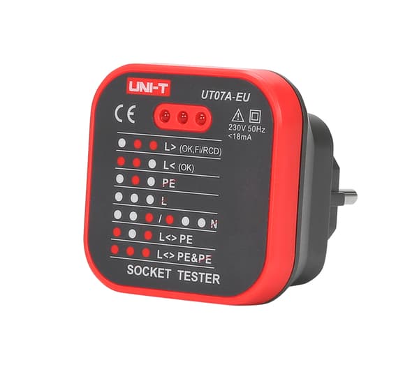 Netindikator 230 V AC Uni-T UT07A-EU