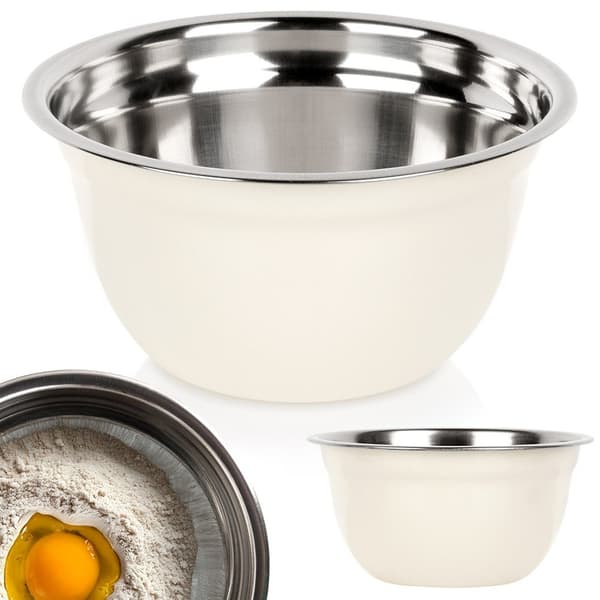 Vit stålskål 14,5 cm, 700 ml