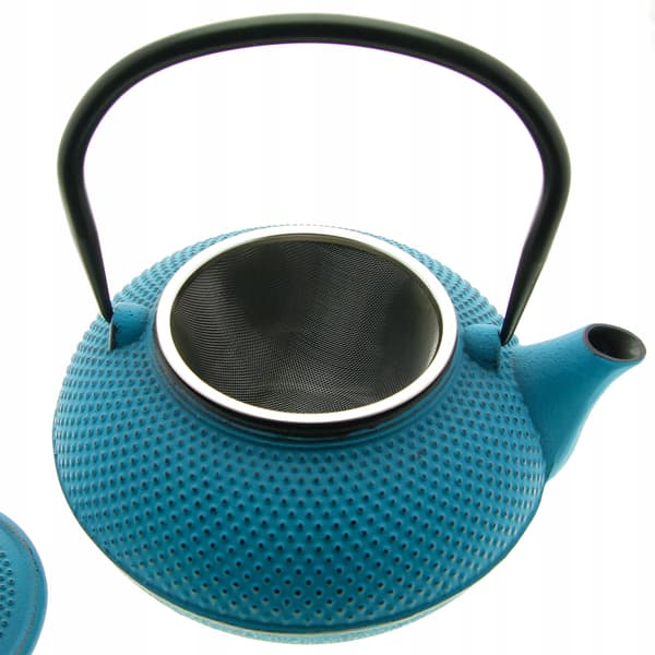 Støbejernskedel 1,5L tekande 2 kopper teinfuser + si